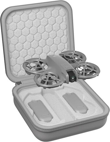 ProCase Carrying Case for Neo 2 Drone and Batteries -Grey | (Case Only) Hard Shell Portable Travel Shockproof Cover for Neo 2 Drone in Kuwait
