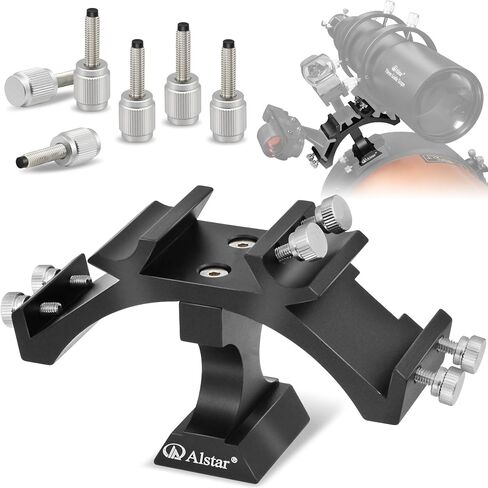 Alstar 6 PCS Premium Telescope Finderscope & Guidescope Rings Screws - Bundle with - Finderscope Mounting Bracket in Kuwait