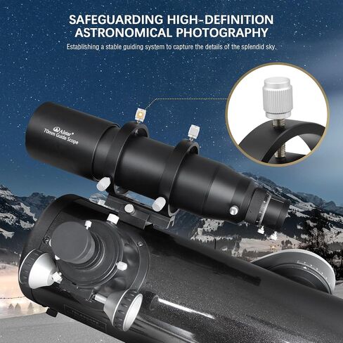 Alstar 6 PCS Premium Telescope Finderscope & Guidescope Rings Screws - Bundle with - Guide Scope 60mm Telescope Finder Scope in Kuwait