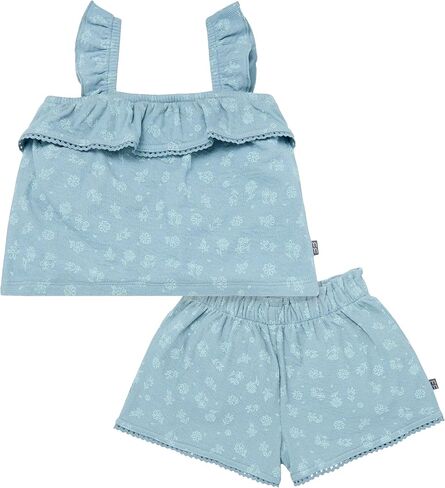 Modern Moments by Gerber Baby Girls 2 Piece Jersey Top & Short in Kuwait