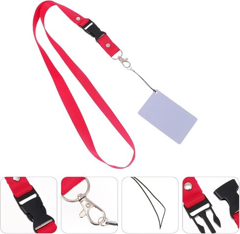 9 Pieces Exposure Color Balance Reference with Neck Strap for DSLR Camera, Professionally Calibrated Plastic Grey Reference for Accurate White Balance and Color Correction in Kuwait