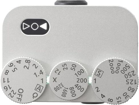 Camera Top Light Meter, Film Camera Exposure Meter, 3 Dials Retro Exposure Indicator, High Precision, Multiple Metering Modes, 20 Hours Endurance, Compatible with Film Cameras (White) in Kuwait