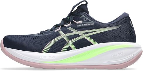 ASICS Women's Gel-Cumulus 28 Running Shoes, 8.5, Midnight/Illuminate Green in Kuwait