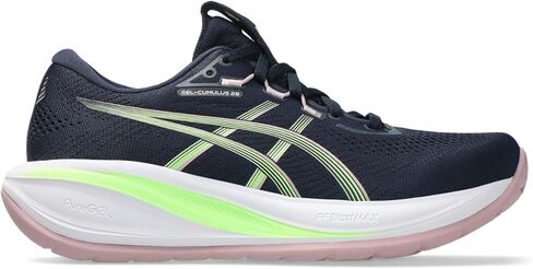 ASICS Women's Gel-Cumulus 28 Running Shoes, 8.5, Midnight/Illuminate Green in Kuwait