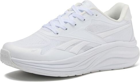 Reebok Futura Dash Running Shoes for Women, White/Metallic Silver, 10 Medium in Kuwait