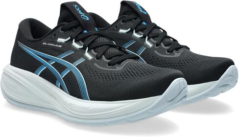 ASICS Women's Gel-Cumulus 28 Running Shoes, 7, Black/Aegean Blue in Kuwait