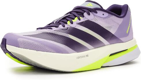 adidas, Womens, Adizero Boston 13 Running Shoes, Powder Plum/Aurora Plum/Preloved Violet, 10.5, C - Medium in Kuwait