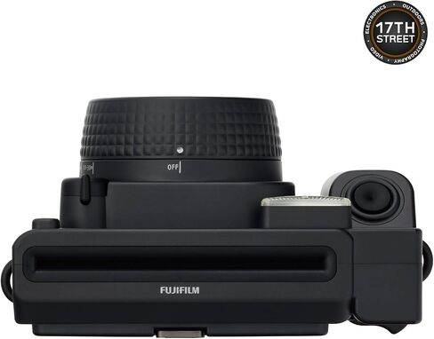 FUJIFILM Instax Wide 400 Instant Print Camera Bundle with Case & Film Kit | Bundle Includes black protective case and two packs of Instax Wide color film (40 exposures), Retractable 95mm f/14 lens in Kuwait