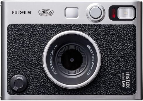 Fujifilm Instax Mini EVO Instant Camera, Compact and Portable Design, Polaroid Cameras for Photography, Built-in Selfie Mirror, Easy to Use Camera for Professional or Beginner (Renewed) in Kuwait