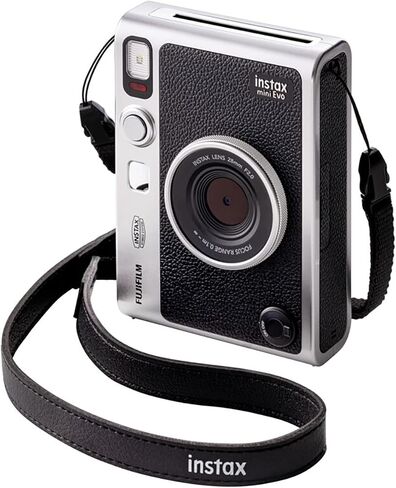 Fujifilm Instax Mini EVO Instant Camera, Compact and Portable Design, Polaroid Cameras for Photography, Built-in Selfie Mirror, Easy to Use Camera for Professional or Beginner (Renewed) in Kuwait