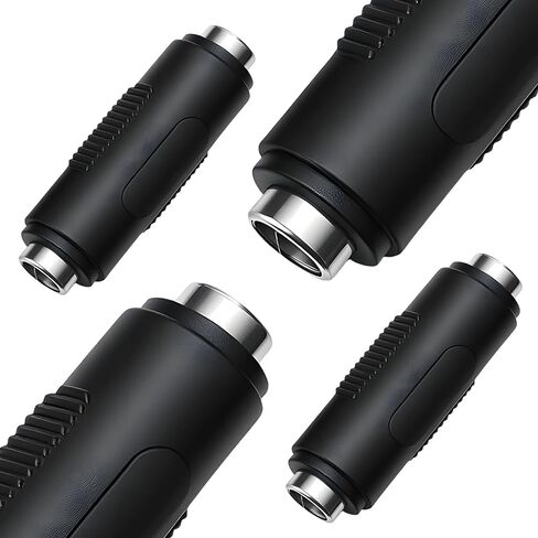2 Pairs 12V DC Power Connector Adapter, Male to Male Power Plug Jack, Female to Female DC Power-Connector Adapter, Jack Connector Adapters for LED Strip, Cable Wire Ends Plug Barrel in Kuwait