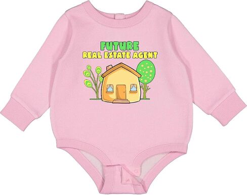inktastic Future Real Estate Agent Baby Fleece Bodysuit in Kuwait