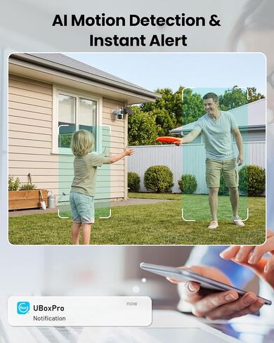 LIWAN 4G LTE Cellular Security Camera, Dual Lens, No WiFi Needed | Off-Grid Solar Cam Wireless Outdoor, 360° PTZ & Fixed Dual Views, 2K Vision, PIR Detection, IP66, Built-in SIM Card in Kuwait