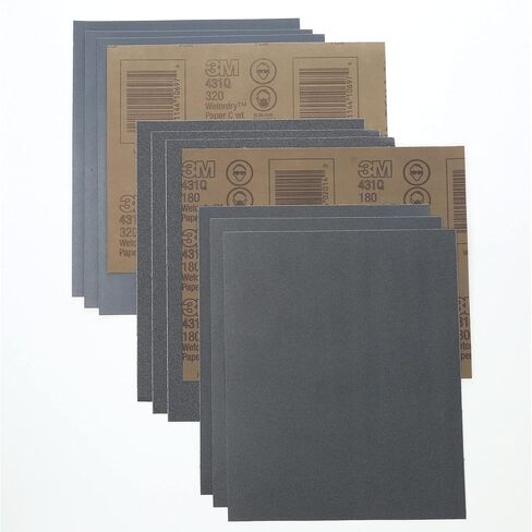 3M Wetordry Paper Sheet 431Q, 80 C-Weight, 9 in x 11 in in Kuwait