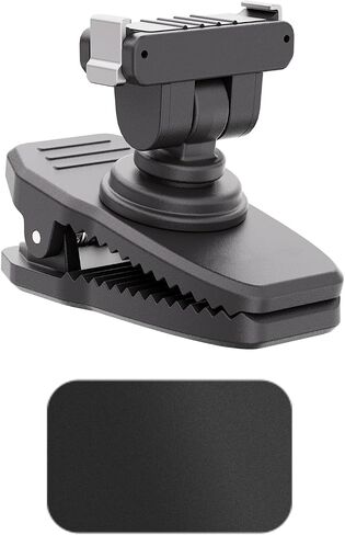 Magnetic Backpack Clip Mount for DJI Osmo Nano/Action 6-360° Rotation, Quick Release, 8 High-Strength Magnets Anti-Fall Design, One-Hand Operation for Vlogging, Hiking, Travel and Outdoor Shooting in Kuwait