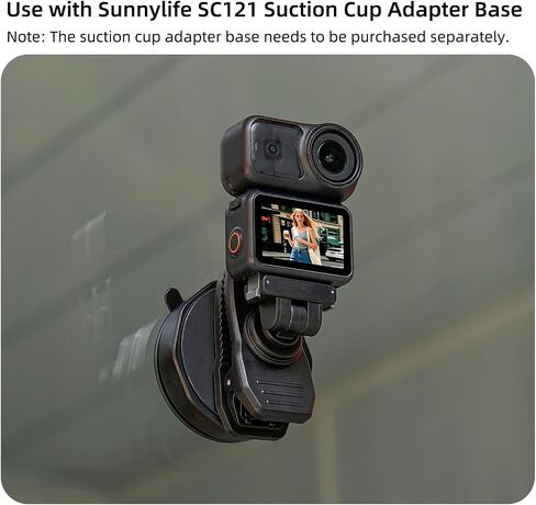 Magnetic Backpack Clip Mount for DJI Osmo Nano/Action 6-360° Rotation, Quick Release, 8 High-Strength Magnets Anti-Fall Design, One-Hand Operation for Vlogging, Hiking, Travel and Outdoor Shooting in Kuwait