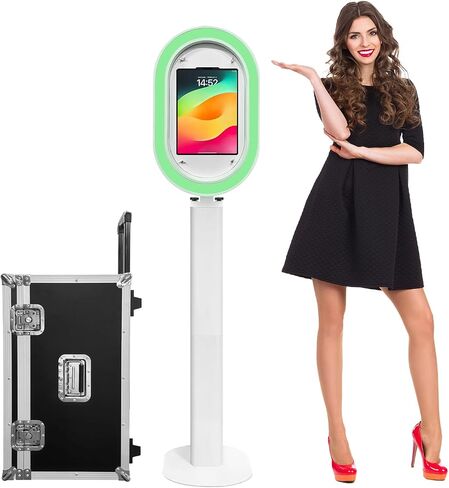 Portable Selfie Photo Booth Compatible with 10.9-13" iPad for All Parties | Full aluminum construction， Prompt After-Sales， Angle Adjustable in Kuwait