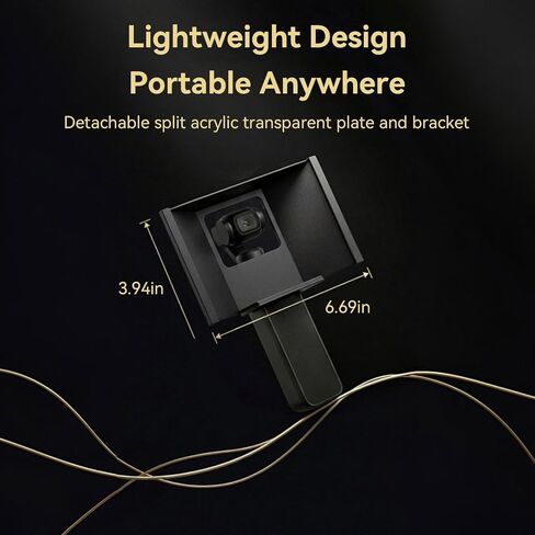 Acrylic Signature Shooting Plate for DJI Osmo Pocket 3 & 4 | Reusable & Writable, Tool-Free Installation, Compact & Portable, Full-Scene Vlogging, Content Creation in Kuwait