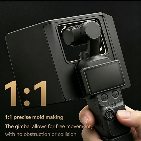 Acrylic Signature Shooting Plate for DJI Osmo Pocket 3 & 4 | Reusable & Writable, Tool-Free Installation, Compact & Portable, Full-Scene Vlogging, Content Creation in Kuwait