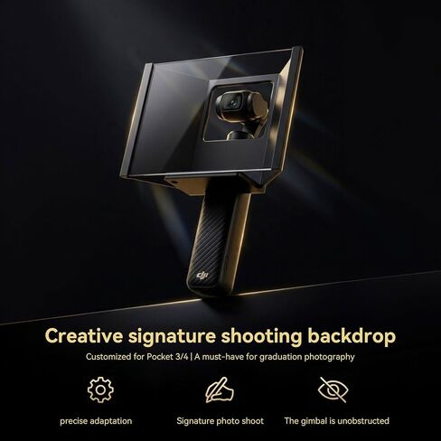 Acrylic Signature Shooting Plate for DJI Osmo Pocket 3 & 4 | Reusable & Writable, Tool-Free Installation, Compact & Portable, Full-Scene Vlogging, Content Creation in Kuwait