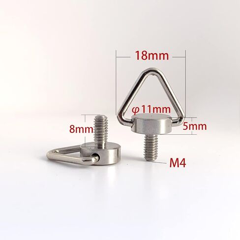 iMusk 4 pcs Air 3S/Mini 5 Pro Neck Lanyard Eye Hook Screws Foldable Stainless Steel Strap Buckle Screws for DJI RC 2 and DJI RC Pro Remote Controller Accessories in Kuwait