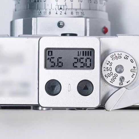 Camera Top Light Meter, 30° FOV, with OLED Screen, Range from 30 Seconds to 1/8000 Second, for Film Cameras, Photography and Studio Use in Kuwait