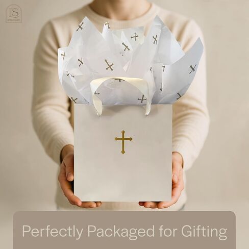 Sophia Box by The, Luxury Baptism Gifts for Girl, Christian Jewelry Box for Christening or Dedication, First Communion Gifts for Girl, Sentimental Keepsake Box in Kuwait