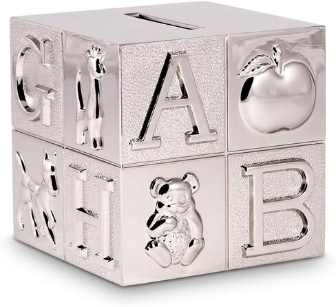 Pewter Football Bank | Silver Brushed Non-Tarnish Finish | Kids and Adult Gift | Matte Finish Decorative Coin Bank | 4.25" x 2.5" | Gift Box Included in Kuwait
