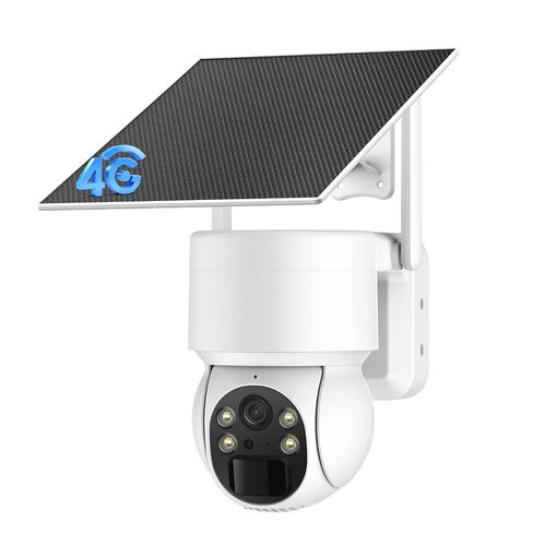 Oculview 2K Solar Security Cameras Wireless Outdoor, 4PCS Outdoor Camera Wireless with 360° View, Cameras for Home Security with Color Night Vision, Only Support 2.4GHz Wi-Fi, 4 Pack, White in Kuwait