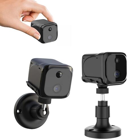 4G LTE Cellular Security Camera No WiFi Needed, Dual Lens Cellular Camera | Magnetic Mount, Long Standby Battery, Night Vision, Human Detect, Off Grid Security Camera for RV, Garage, Cabin, Barn(Black) in Kuwait