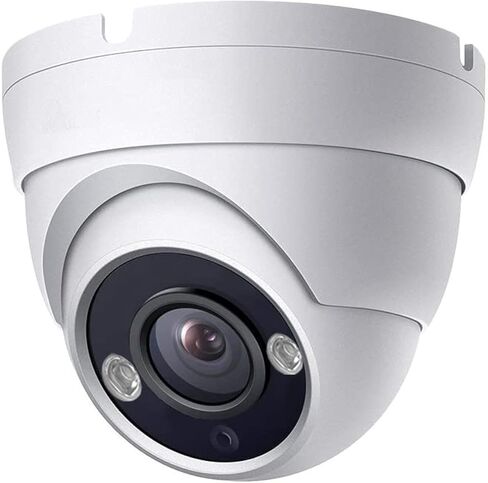 5MP Bullet TVI CCTV Security Analog Camera, 2.8mm Lens, 100° Wide Viewing Angle Outdoor, (Quadbrid 4-in1 HD-CVI/TVI/AHD/CVBS), Full Metal, ONLY Compatible with 5MP and 8MP DVR in Saudi Arabia