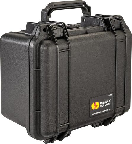 Pelican 1300 Case | Watertight copolymer shell with foam and purge valve for cameras, electronics and lenses in Kuwait