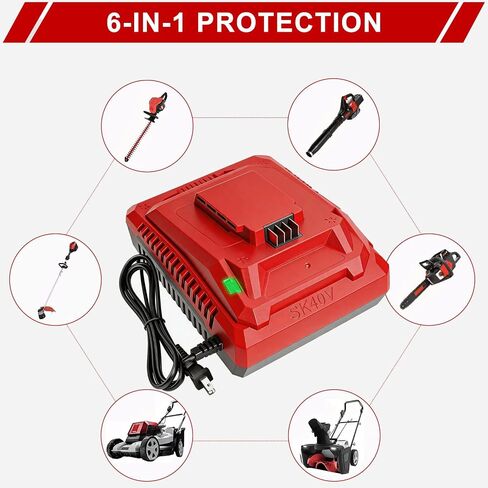 DTK Fast Charging Replacement for Skil 40V Charger Rapid Ultra Turbo Lithium-ion Battery Charger Compatible with All Skil 40V Batteries in Kuwait