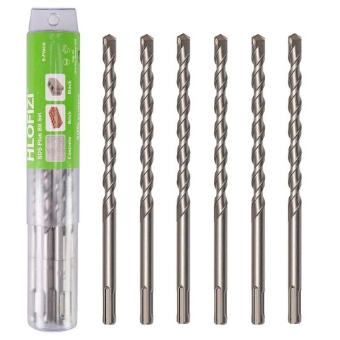 لقمة مثقاب خرسانية مقاس 3/16 بوصة × 8 بوصة مقاس 3/16 بوصة. لقم ثقب البناء المطرقة SDS Plus لجدار الكتل والطوب والحجر، 6 عبوات in Kuwait