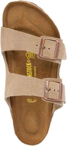 Birkenstock Unisex Arizona Soft Footbed Sandal, Taupe Suede, 44 M EU/11-11.5 B(M) US Men in Kuwait
