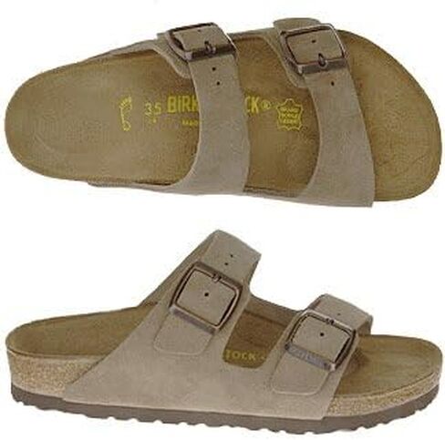 Birkenstock Unisex Arizona Soft Footbed Sandal, Taupe Suede, 44 M EU/11-11.5 B(M) US Men in Kuwait