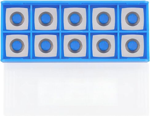 15mm Square with 2" Radius Carbide Inserts Cutters 15×15×2.5 mm-R50 Replacement for Lathe Woodturning Tools, Carbide Turning Cutter, 10 PCS in Saudi Arabia