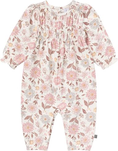Modern Moments by Gerber Baby Girls Long Sleeve Long Leg Ruffle Romper in Kuwait