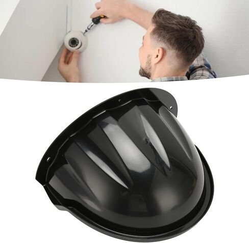 Jectse Security Camera Cover, ABS Plastic Rain Shade for Outdoor Security Camera, Unnoticeable Cable Design Camera CoverFirm Installation (Black), Jectseatsbqf035k-11 in Kuwait