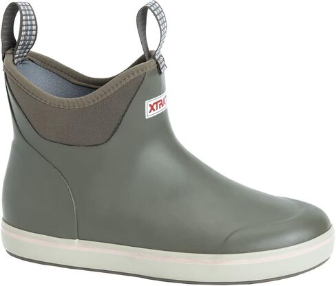 XTRATUF Women's 6 in Ankle Deck Boot, Brown, Size 11(M) in Kuwait
