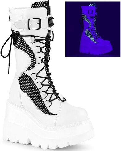 Demonya "Shaker-70" Boots - Black Vegan Leather in Kuwait