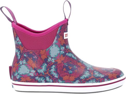 Xtratuf Women's 6 Inch Ankle Deck Boot, Kaleidoscope Scales Purple, Size 8 in Kuwait