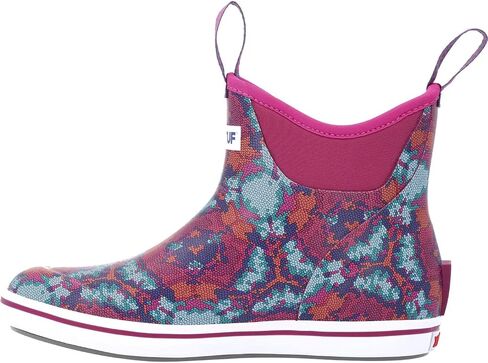 Xtratuf Women's 6 Inch Ankle Deck Boot, Kaleidoscope Scales Purple, Size 8 in Kuwait