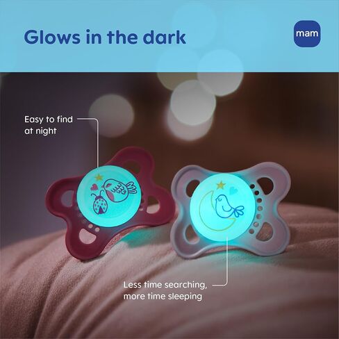 MAM Pacifier 6-16 Months Variety Pack, BPA-Free, Silicone Nipple, 3 Pack in Kuwait