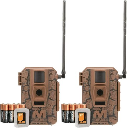Muddy Mitigator 2.0 24MP Wireless Trail Camera (Brown) | Battery & SD Card Combo in Kuwait