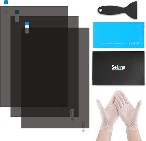 7.9x11.9 in 3 PCS Linear Polarizing Film with Cleaning Kit | and Disposable Gloves, Polarized Films for LCD Screen Repair/Teaching/Experiments/Photography in Kuwait
