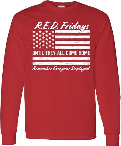 inktastic R.E.D. Fridays- Until They Come Home- Adult Long Sleeve T-Shirt in Kuwait