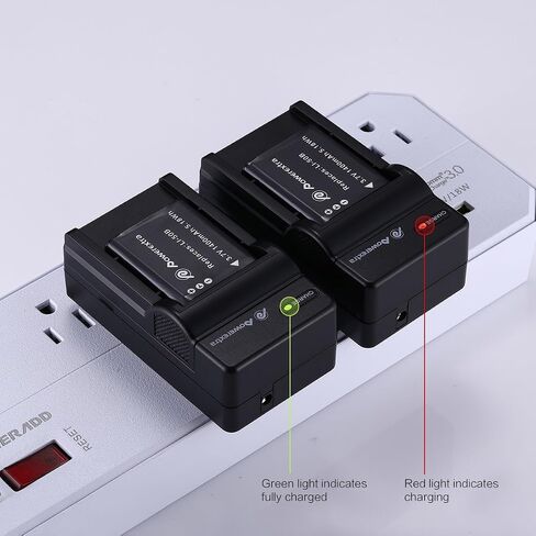 Powerextra 2 Pack Battery and Charger Compatible with Olympus LI-50B and Olympus SZ-15, SZ-16 iHS, Tough 6000, 6020, 8000, TG-630 iHS, TG-820 iHS, TG-830 iHS, TG-850, TG-870, VR-340, VR-370, XZ-1 in Kuwait