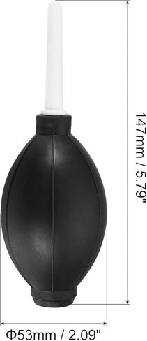 MECCANIXITY Dust Ball Air Blower Rubber Blowing Pump Cleaning Tool for Camera Lens, Keyboard, PCB Board, Computer, Plants, 147mm, Black Pack of 3 in Kuwait