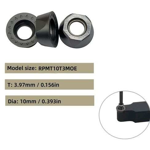 GBJ SRAPR2020K10 Turning Holder Precise Round Profiling Machining | 20×125mm 90° tool holder matched RPMT10T3MOE-JS inserts, for R5 round carbide insert lathe turning profiling in Kuwait